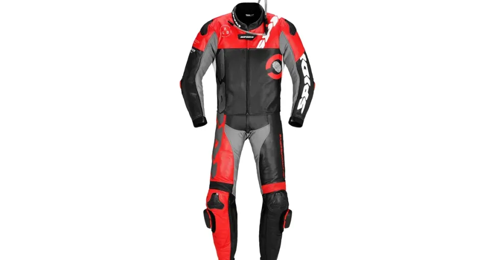 Spidi DP-Progressive Touring 2-tlg. schwarz/rot/grau/weiß 52