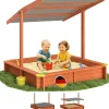 Spielwerk® Sandkasten Max 140 x 140 cm