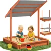 Spielwerk® Sandkasten Sami 120 x 120 cm