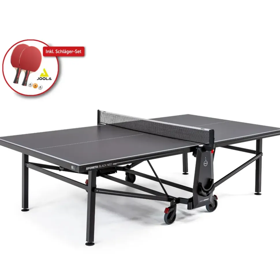 Sponeta Design Line Outdoor Tischtennisplatte SDL Black NEO Schwarz
