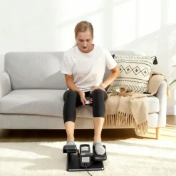 sportnow Mini Ellipsentrainer Schwarz