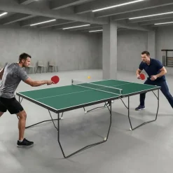 sportnow Tischtennisplatte Klappbar Grün