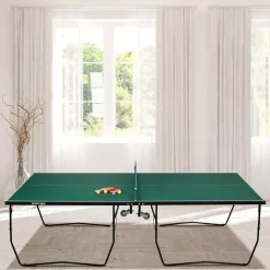 sportnow Tischtennisplatte Klappbar Grün