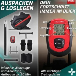 Sportplus SP-MR-008-B schwarz/rot