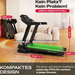 Sportstech Laufband F37s Pro Schwarz