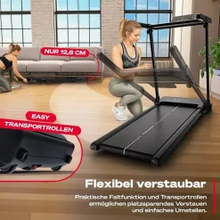 Sportstech Laufband sProRun Schwarz