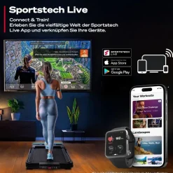 Sportstech Laufband sWalk Lite Plus Schwarz