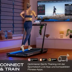 Sportstech Laufband sWalk Plus Schwarz