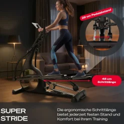 Sportstech sCross Schwarz