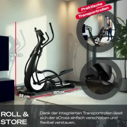 Sportstech sCross Schwarz