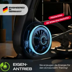Sportstech sCross Schwarz