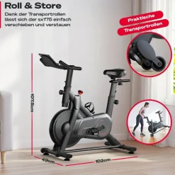 Sportstech Speedbike SX175 schwarz