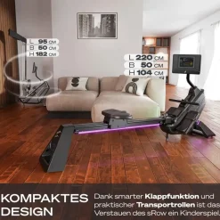 Sportstech sRow Schwarz