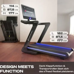Sportstech sTread Pro Schwarz