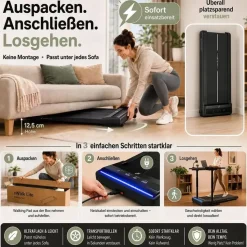 Sportstech sWalk Lite Schwarz