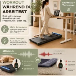 Sportstech sWalk Lite Schwarz