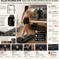 Sportstech sWalk Lite Schwarz
