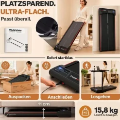 Sportstech Walking Pad Walkmate Schwarz