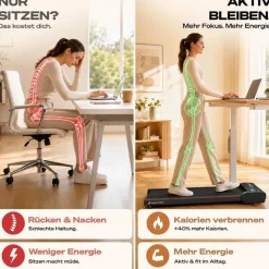 Sportstech Walking Pad Walkmate Schwarz