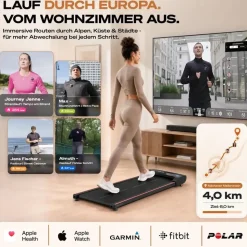 Sportstech Walking Pad Walkmate Schwarz