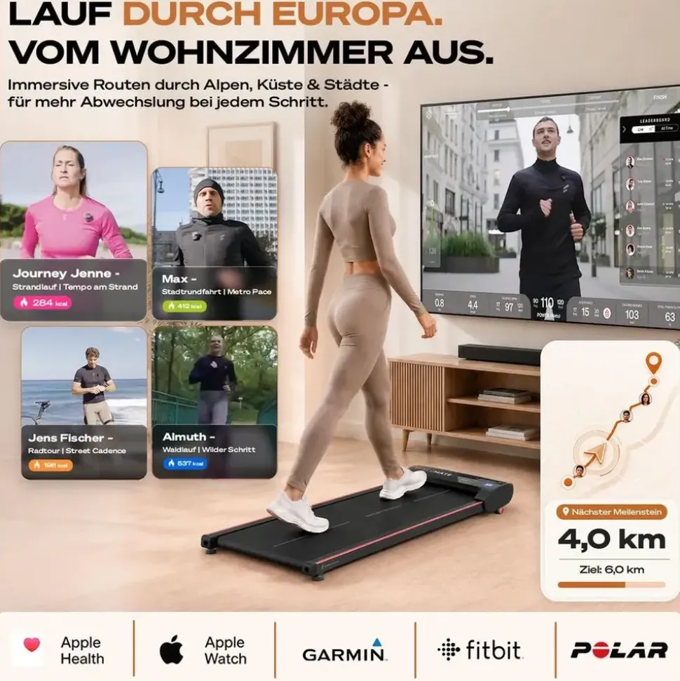 Sportstech Walking Pad Walkmate Schwarz