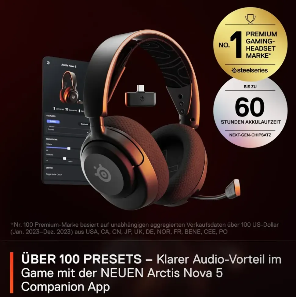 SteelSeries Arctis Nova 5 Wireless