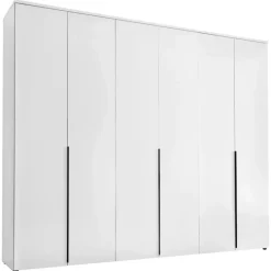 Stella Trading Drehtürenschrank 6-türig 270 x 225 x 52 cm Weiß