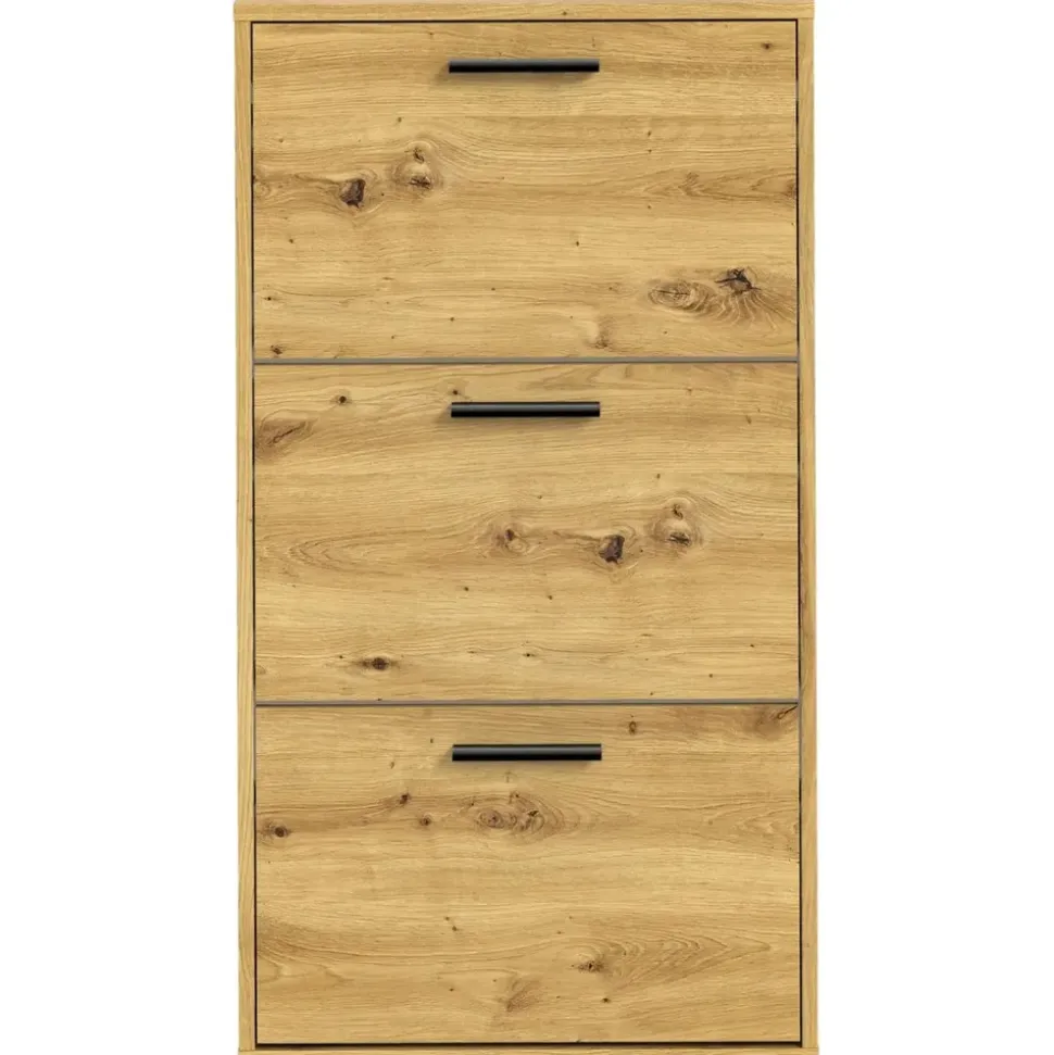 Stella Trading SAM 59 x 103 x 17 cm braun / Eiche Artisan