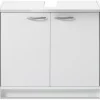 Stella Trading Waschbeckenunterschrank 63 x 55 x 29 cm Weiß matt
