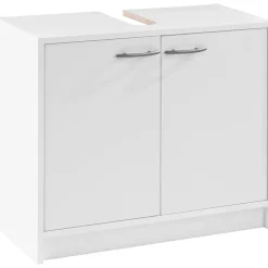 Stella Trading Waschbeckenunterschrank 63 x 55 x 29 cm Weiß matt