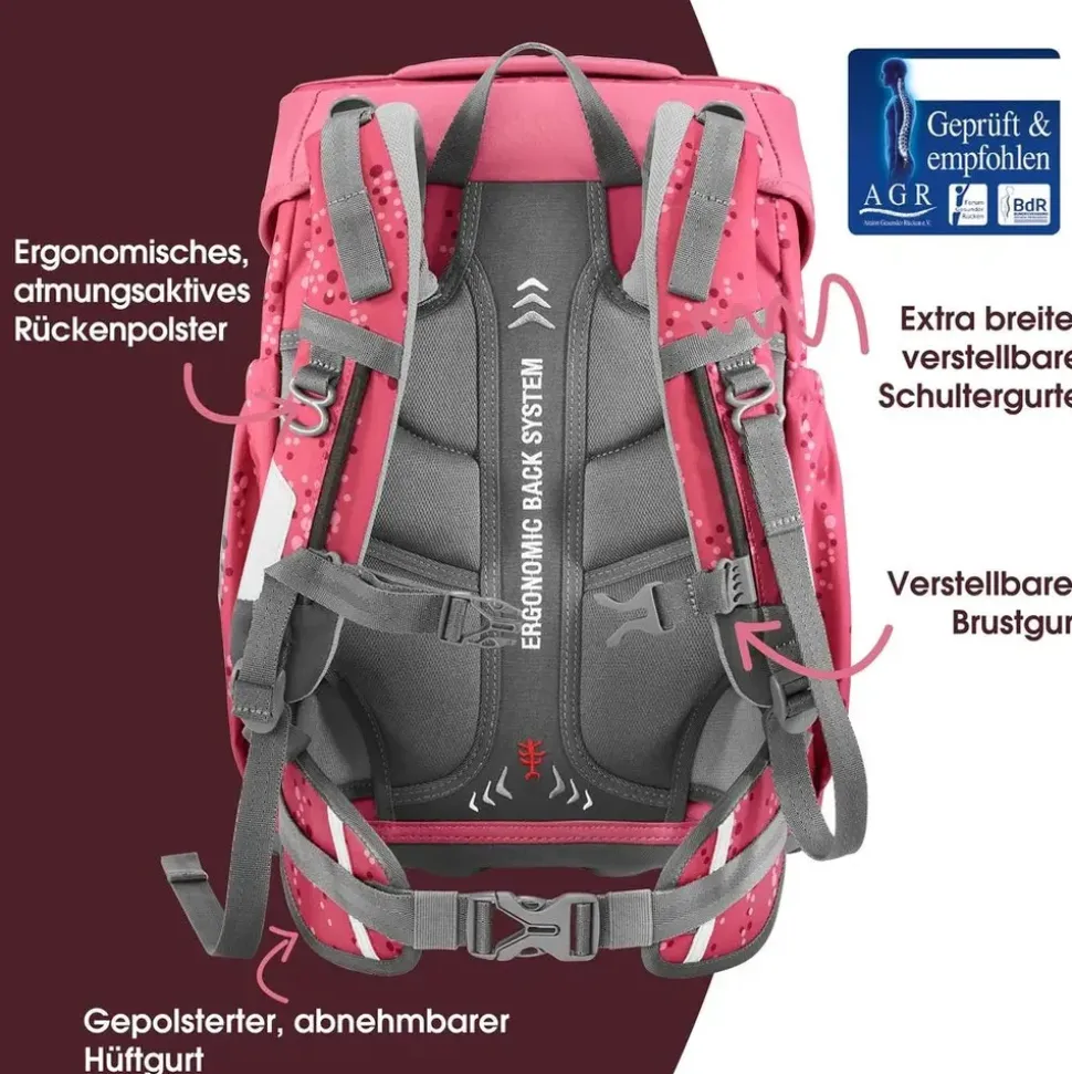 Step By Step Basis 4-tlg. Pink Bubbles