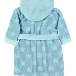 Sterntaler Unisex Baby Bademantel Emmi Bathrobe, Mittelblau, 110-116
