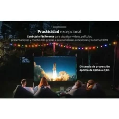 Strong Q1 Mini Projektor LED schwarz