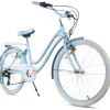 SUN BABY Heart Bike 24 Zoll silver moon blau