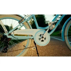 SUN BABY Heart Bike 24 Zoll silver moon blau