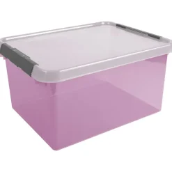 SUNWARE Aufbewahrungsbox Comfort Line 36 l 1-tlg. rosa transparent