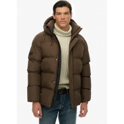 Superdry 5 Baffle Steppjacke Slate Brown S