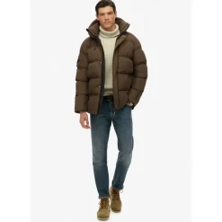 Superdry 5 Baffle Steppjacke Slate Brown S