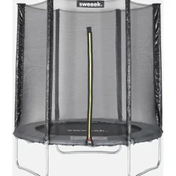 sweeek Rundes Trampolin 180 cm inkl. Sicherheitsnetz Grau