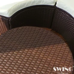 Swing&Harmonie Sonneninsel Loungeset Rattan