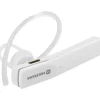 Swissten Ultraleichtes UL-9 Bluetooth-Freisprech-Headset mit MultiPoint - Weiß