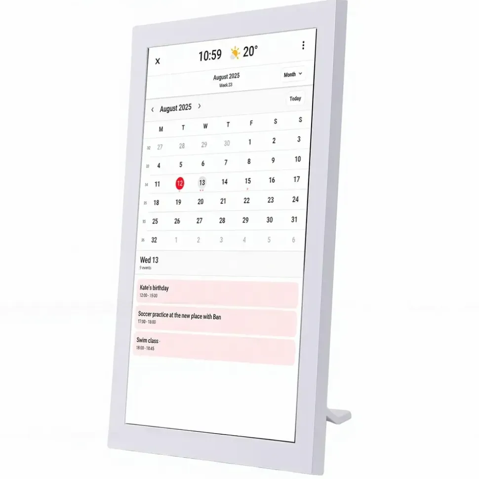 tabwee Digitaler Kalender 10,1 Zoll Wandkalender 2023 Touchscreen