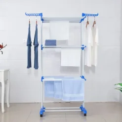 TALK-POINT Turm-Wäscheständer 18 m blau