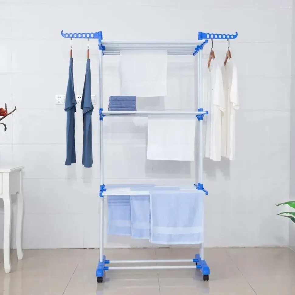 TALK-POINT Turm-Wäscheständer 18 m blau