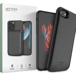 TECH-PROTECT TechProtect Battery Pack 4000MAH Tasche für iPhone 6 / 6S / 7 / 8 / Se 2020 / 2022 Schwarz