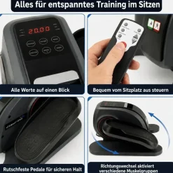 @tec Motorisierter Ellipsentrainer Schwarz