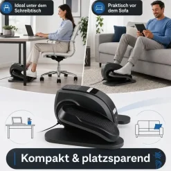 @tec Motorisierter Ellipsentrainer Schwarz