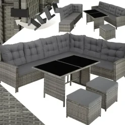 Tectake Barletta Rattan Lounge
