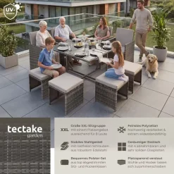 Tectake Bilbao Set 9-tlg.