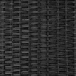 Tectake Korfu Rattan Lounge 2-Sitzer schwarz